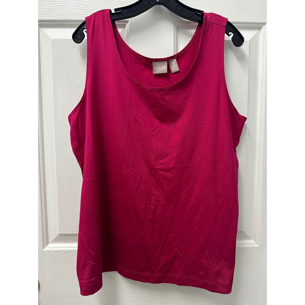 Chico's Size 3 Pink Tank Top